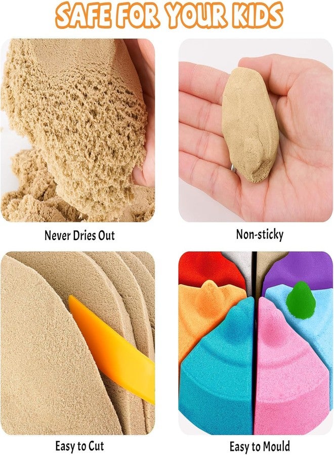 NiToy FlexiSand 2.2Lbs Sand, Never Dries Out-Fun for 3 Years and up Kids Bulk Refill for Sensory Sand Box Toys(Orignial) - Image 2